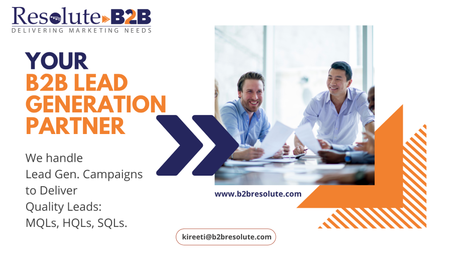 b2b lead generation partner resolute b2b LLP company in hyderabad